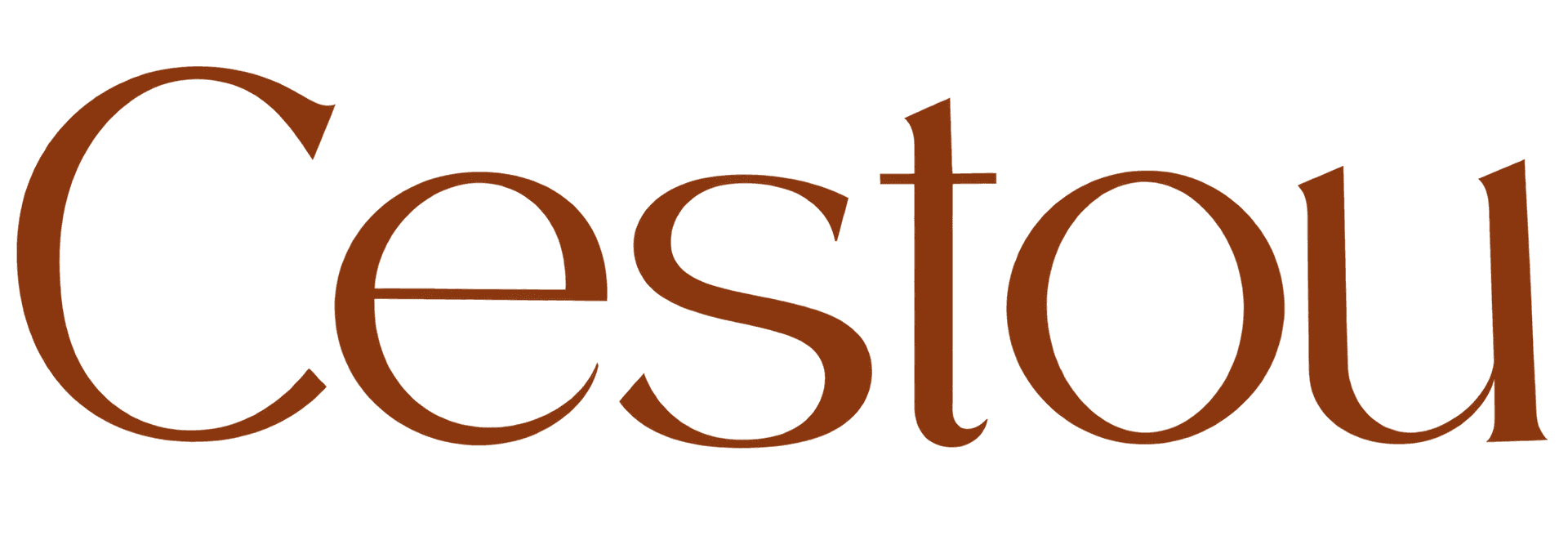 Logotipo Cestou em marrom queimado